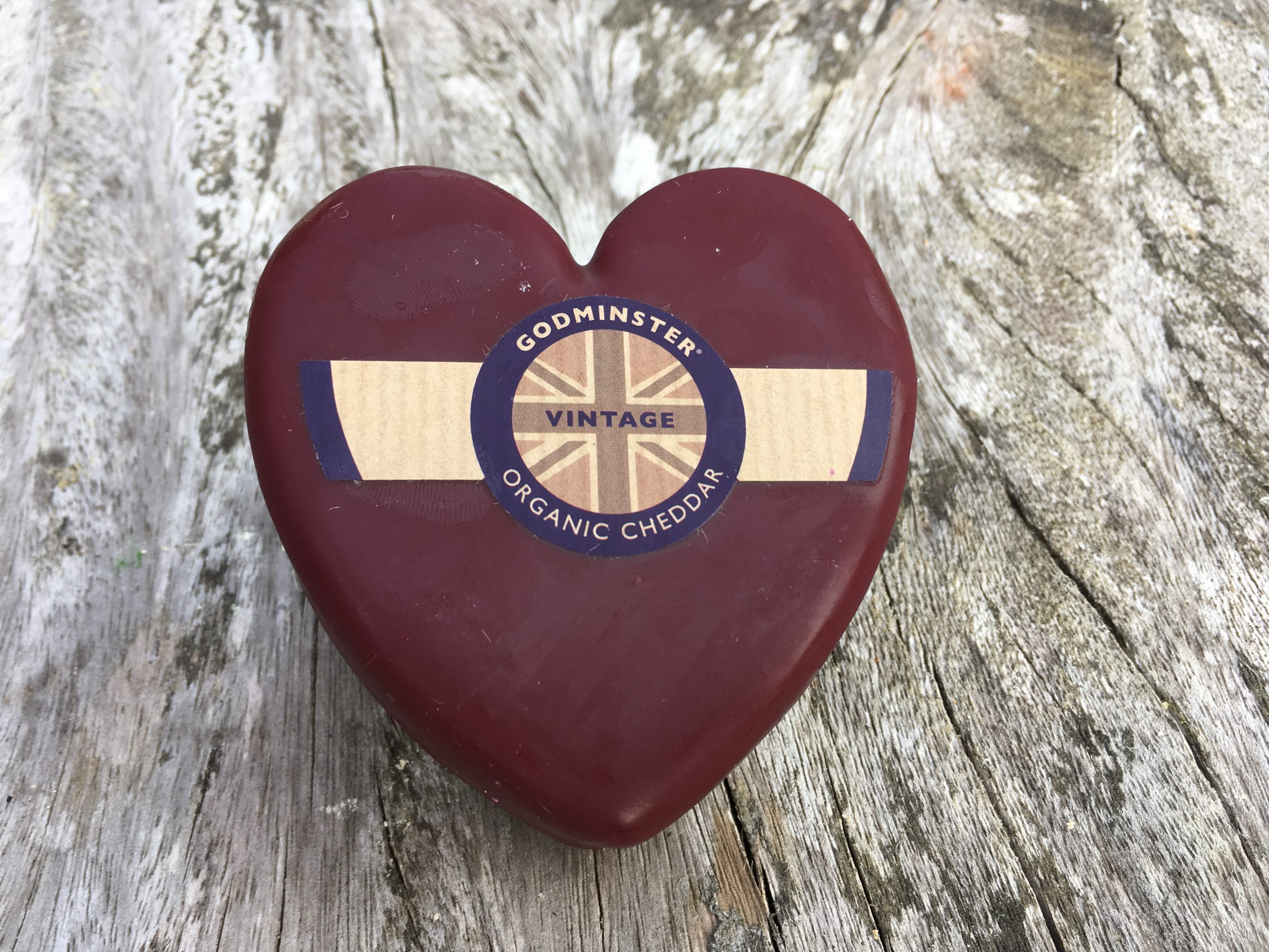 Godminster Heart Cheddar Cheese