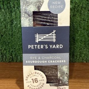 Peter's Yard Rye & Charcoal Sourdough Crackers