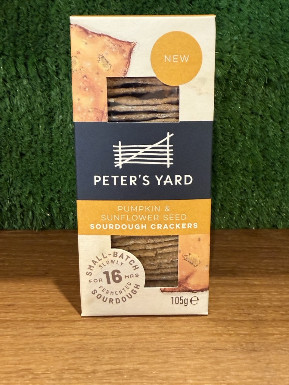 Peter's Pumpkin & sunflower Seed Sourdough Crackers