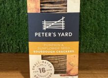 Peter's Pumpkin & sunflower Seed Sourdough Crackers